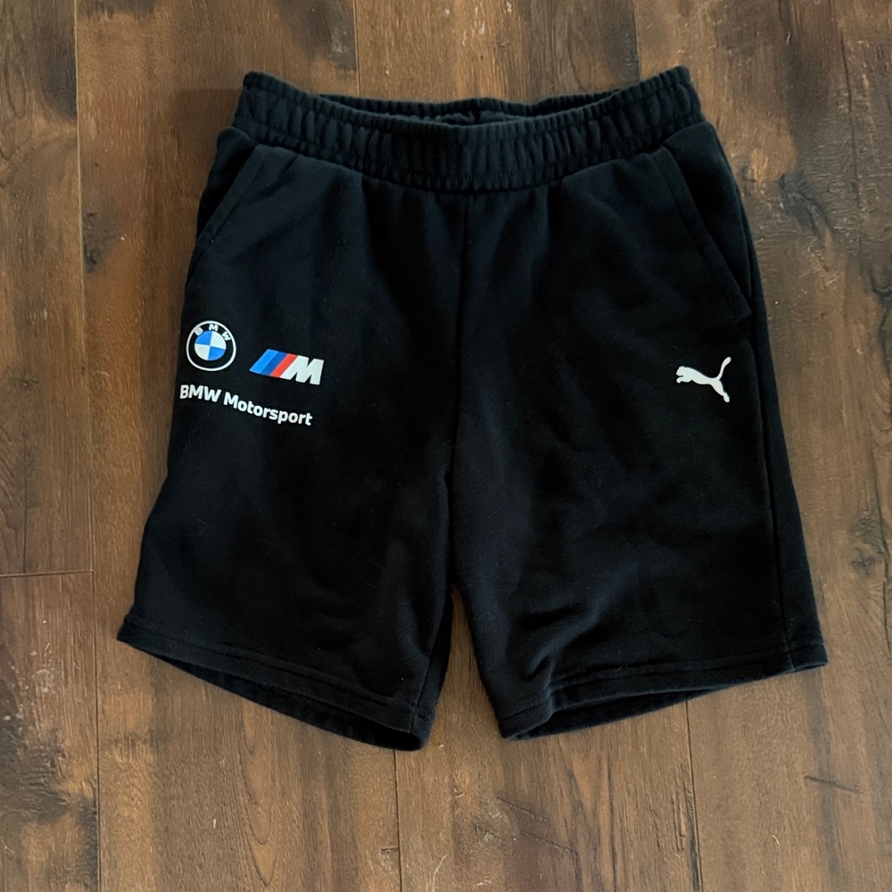 BMW Puma Motorsport Athletic Athleisure Shorts Big Kids Size XL